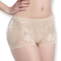 ราคา พร้อมส่ง กางเกงเสริมสะโพก ก้น เอวต่ำลายลูกไม้ ถอดฟองน้ำได้ Size M 4XL 1067 (6633003714)