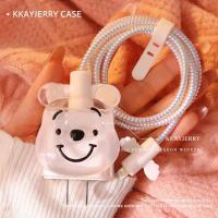 ราคา ลายการ์ตูนหมีพูห์ 3 มิติ สำหรับ ที่ถนอมหัวชาร์จ ชุดเเต่งสาย ชุดถนอมสายชาร์จ สินค้ามีพร้อมส่ง รุ่น iphone 14 pro max 11 Pro Max 12 13 Pro Max หัวชาร์จ 18W 20W (14820448913)