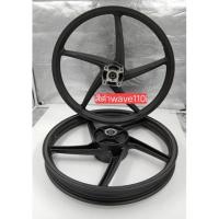 ราคา ล้อเเม็ก Wave110i สีดำ สีทอง สีขาว ด้าน ขอบ17นิ้ว 5ก้าน คู่หน้า หลัง พร้อมลูกปืน (13356712667)