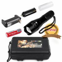 ราคา A100 ไฟฉายความสว่างสูง Flashlight LED CREE XML T6 ไฟฉายความสว่างสูง 5โหมด (4516680833)