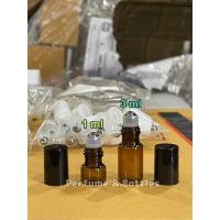 ราคา ขวดลูกกลิ้งสีชาขวดแก้ว 1 ml 3 ml (6157674353)