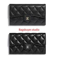 ราคา CHANEL Classic CF กระเป๋าสตางค์ใบยาว หนังวัว หนังแกะ ของแท้100 (16711290431)
