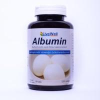 ราคา Albumin livewell 120แคปซูล ผงอัลบูมินจากไข่ขาว โปรตีนไข่ขาวเม็ด (8755844555)