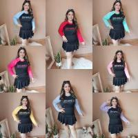 ราคา พร้อมส่ง ชุดว่ายน้ำคนอ้วน เซตกระโปรงไซส์ใหญ่ bigsize ชุดว่ายน้ำสาวอวบอ้วน (1185262603)