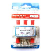 ราคา Splitter แยกสัญญาณเสาดิจิตอลทีวี เคเบิ้ล แบบ 4 ทาง TAFN รุ่น 4SPF (1538670616)