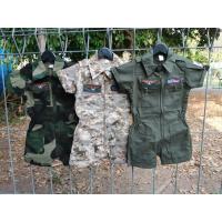 ราคา ชุดทหารนักบินเด็ก พร้อมหมวก สีครีมหมวกหมดนะครับ แขนสั้นขาสั้นเทห์ๆ ใส่ได้ทั้งเด็กหญิง เด็กชาย (5726770644)