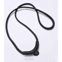 ราคา สร้อยคอ ห้อยพระ สร้อยเชือก เทียน สร้อยเชือกร่ม สร้อย พระ สร้อยคอ เชือกถัก ลายเรียบหนา 4มม 3มม ยาว 20 22 24และ 26นิ้ว (2240295757)