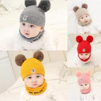 ราคา หมวกเด็กไหมพรม หมวกเด็กไหมพรมกับผ้าพันคอ ขายเป็นชุด (5605585365)