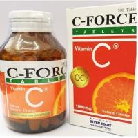 ราคา C FORCE Vitamin C 1000 mg วิตามินซี 1000 mg 100 เม็ด 1 ขวด พร้อมส่ง (14192849298)