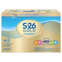 ราคา เอส 26 โกลด์ โปรเกรส นมผง เด็ก สูตร 3 ขนาด 3000 กรัม S 26 Gold Progress Formula 3 3000g (10613678108)