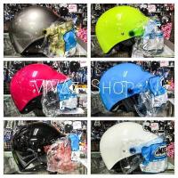 ราคา พร้อมส่ง หมวกกันน็อค INDEX แท้ lady ทรงครึ่งใบ เลือกหน้าหมวกได้ (21626688374)