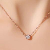 ราคา สร้อยเพชร ไม่ลอกไม่ดำ เครื่องประดับ สร้อยคอ สร้อยจี้ เม็ดเดี่ยว สร้อยสแตนเลส (7535231984)