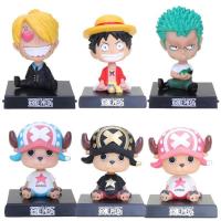 ราคา ตุ๊กตาหัวโยก วางหน้ารถ วางโทรศัพท์ ลาย one piece (2245512472)