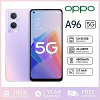 ราคา OPPO A96 โทรศัพท์มือถือ ของแท้100% 5G โทรศัพท์ 12+512GB โทรศัพท์ราคาถูก SmartPhone รองรับ2ซิม ประกันศูนย์ 2ปี (18856746046)