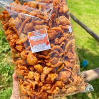 ราคา ????ฟรี!น้ำจิ้มไก่! 1kg. หนังไก่ทอดกรอบ(ทอดเกลือ) กรอบอร่อยทานเพลิน หนังไก่ทอด (3015909902)