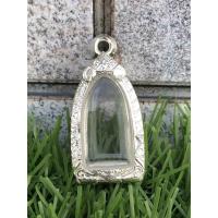 ราคา กรอบเงิน กรอบพระ กรอบพระรอด เงินแท้ 80% สวยงาม ขนาด 1.8 *3.1 cmใส่พระผง ไอ้ไข่ วัดเจดีได้ (3333132614)