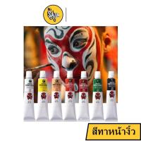 ราคา แป้งงิ้ว สีทาหน้างิ้ว สีเพ้นท์หน้า สีทาตัว สีเพ้นท์ตัว body paint ขนาด 21 ml. (8372848025)