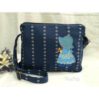ราคา กระเป๋าสะพายแฮนด์เมด กระเป๋า3ซิป กระเป๋าสะพาย กระเป๋าผ้าแฮนด์เมด กระเป๋าผ้าญี่ปุ่น แบรนด์Nucha พร้อมส่ง ส่งไว (8165884741)