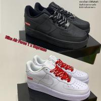 ราคา รองเท้าผ้าใบรองเท้าแฟชั่น Airforce Supreme x Nike สีขาวกับสีดำสินค้าพร้อมส่ง (12104700579)