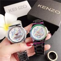 ราคา Kenzo นาฬิกาข้อมือควอตซ์ลําลอง สายหนัง หน้าปัดกลม ประดับเพชร เหมาะกับของขวัญวันเกิด สําหรับผู้ชาย และผู้หญิง (16584766626)