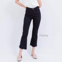ราคา กางเกงขาม้าเต่อสีดำผ้ายืด (2296294809)