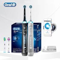 ราคา Share: Oral B Electric iBrush 9000/9000 Plus แปรงสีฟัน 6 โหมด ตรวจจับตําแหน่ง เทคโนโลยีบลูทูธ แหวนอัจฉริยะ ทําความสะอาดได้เหนือก (10500600885)