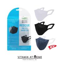 ราคา หน้ากากอนามัย ตรางู Snake Brand PM 2.5 Mask 3D 1 แพ็ค (บรรจุ 3 ชิ้นในแพ็ค) (6861401565)