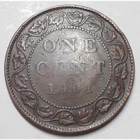 ราคา เหรียญ British Canada, 1901, 1 Cent, Queen Victoria, Copper, One coin LOT,จำนวน 1 เหรียญ ส่งฟรี (16186347843)