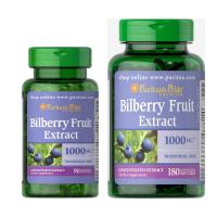 ราคา ((ราคาคุ้มสุด)) Puritan Bilberry 1000 mg บำรุงและเพิ่มความชุ่มให้กับดวงตา เป็นตัวที่มีบิลเบอรี่เข้มข้นที่สุด (283566303)