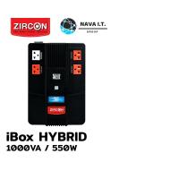 ราคา (กรุงเทพฯ ด่วน 1 ชั่วโมง) (43) ZIRCON UPS iBox เครื่องสำรองไฟ รุ่น HYBRID ขนาด 1000VA / 550W Digital Display (6962042651)