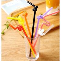 ราคา หลอดแฟนซีพลาสติกม้วนงอ ดัดเป็นรูปต่างๆ ได้ หลอดดูดน้ำ (21567522)