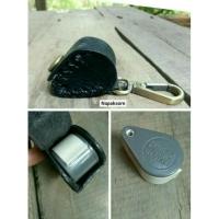 ราคา กระเป๋าหนังใส่กล้องส่องพระ Canon เทา(แบบตะขอเกี่ยว) (15908993770)