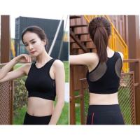 ราคา สปอร์ตบราเนื้อผ้ายืดหยุ่นตัวยาว P95 (1549313187)