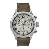 ราคา Timex TW2R70800 Waterbury Traditional Chronograph นาฬิกาข้อมือผู้ชาย สีน้ำตาลเขียว (5964770276)