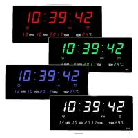 ราคา นาฬิกาดิจิตอล (JH3615) 36x15x3cm นาฬิกา ตั้งบนโต๊ะ LED DIGITAL CLOCK นาฬิกาแขวน (2843564665)