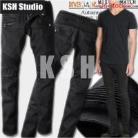 ราคา กางเกงยีนส์ BALMAIN กางเกงยีนส์ 957 ฮิปฮอปล้างกางเกงฉีกกางเกงยีนส์ Balmain ยีนส์ขากระบอก (4443813255)