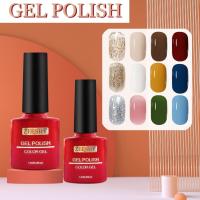 ราคา สีเจล เจลทาเล็บ สีเจลทาเล็บ48 Colors Nail polish สีสวย UV/LEDสีเจล สีทาเล็บเจล แแบบต้องอบ (ต้องใช้เครื่องอบ) (19213554259)