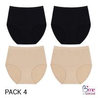 ราคา B'me กางเกงในรุ่น ME7093 (แพ็ก 4ตัว) สีดำ สีนู้ด (13635983447)