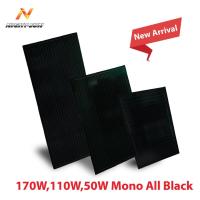ราคา แผงโซล่าเซลล์ โมโน solar cell mono 170w 110w 50w รุ่นใหม่ ALL BLACK แผง mono solar panel แผงโซล่า แผงโซล่าเซล แผงโมโน (7393874438)