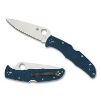 ราคา มีดพับ Spyderco Endura 4 Lightweight K390 Satin Plain Blade, Blue FRN Handles (C10FPK390) (7071894024)