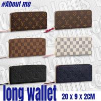 ราคา ⚡กระเป๋าสตางค์ Louis Vuitton CLÉMENCE / กระเป๋าเงินแบบมีซิป / เงินยาว / ที่ใส่บัตร / สไตล์คลาสสิค / ของแท้ 100% (14671060952)