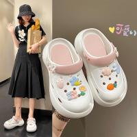 ราคา รองเท้าหัวโต รองเท้าแตะแฟชั่น รองเท้าใส่เดินในบ้าน นุ่ม พื้นหนา กันลื่น SF8494 (20631443588)