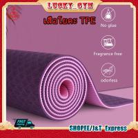 ราคา เสื่อโยคะ เสื่อโยคะ TPE เสื่อโยคะกันลื่น เสื่อโยคะทูโทน เสื่อออกกำลังกาย 183x61cm ความหนา 6mm (17330538245)