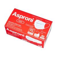 ราคา Asproni Disposable Mask 50pcs. แอสโปรนีหน้ากากอนามัย 50ชิ้น (18240979111)