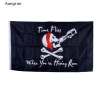 ราคา Aangran ธงโจรสลัด ลายหัวกะโหลก Jolly Roger 90*150 ซม. สําหรับตกแต่งปาร์ตี้ฮาโลวีน (10879787690)