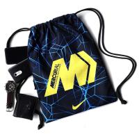 ราคา กระเป๋าหูรูดกระเป๋ากีฬากระเป๋าฟุตซอล Nike สีฟ้า (13604241738)