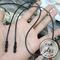 ราคา สร้อยคอ เชือกคอตตลอนเคลือบ ขนาด 2 มิล ถักห่วง แขวนพระเครื่อง 3 ห่วง (22212885129)