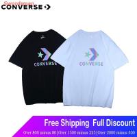 ราคา ผ้าฝ้ายแท้ Converseเสื้อยืดกีฬา Converse เสื้อยืดแขนสั้นสะท้อนแสงมีสีสันสําหรับผู้ชายและผู้หญิงเหมาะกับฤดูร้อน (19729103171)