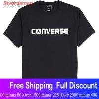 ราคา ผ้าฝ้ายแท้ Converseเสื้อยืดกีฬา ¤Converse TShirt ใหม่คุณภาพ Update T แฟชั่นครึ่งแขนเสื้อ SLIM FIT Cotton เสื้อแ (19729104719)