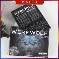 ราคา มนุษย์หมาป่าเวอร์ชั่นภาษาอังกฤษฆ่า One Night Ultimate Werewolf เกมกระดานการ์ดเกมหมาป่าสีขาวตัวน้อย (21862830926)